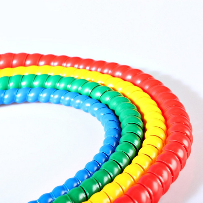 로프천국 전선정리 매직 케이블 책상 컴퓨터 선정리 강아지 고양이 전기 줄 보호 M단위판매, 10mm, 레드, 1개