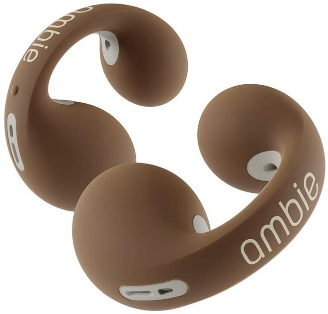 Ambie 양말 이어버드 실리콘 커버 액세서리 ambie 사운드 이어커프 AM-TW02 시리즈와 호환 (모카), 모카