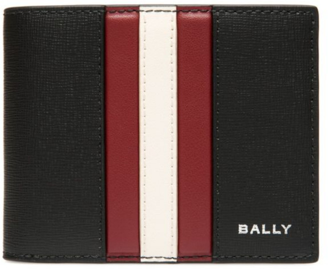 발리 미토스 로고 프린트 레더 지갑