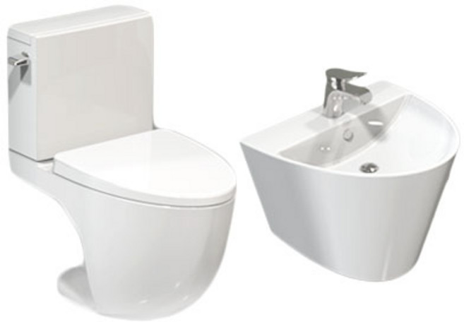 올브로 VIGO 반치마형 변기 원형 세면대 세트 교체 시공 설치요청, 1개