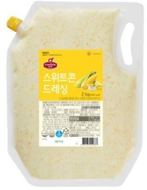 대상 쉐프원 스위트콘드레싱 /냉장포장, 2kg, 5개