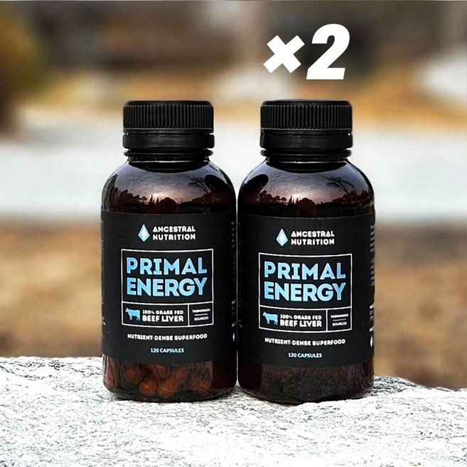 [소간]앤세스트럴뉴트리션 PRIMAL ENERGY Beef LIVER 호주 목초 우 소간 소내장 캡슐, 2개, 120정 - 쿠팡