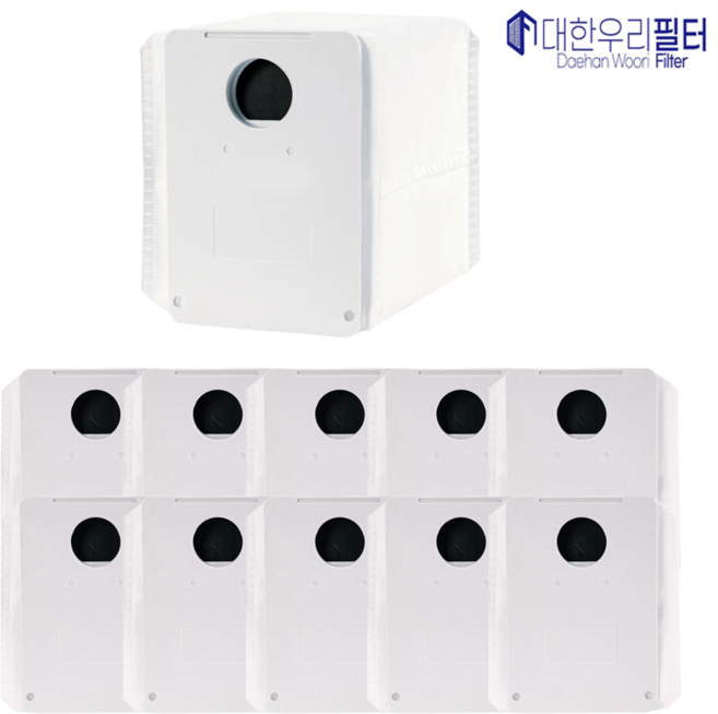 대한우리필터 LG 코드제로 R5 R9 먼지봉투 10EA, 10개, 수량