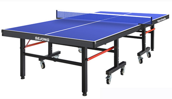 세종 국제공인규격 탁구대 가정용 접이식 이동식 실내용 미니 미들, SJ-1000 16mm상판 고정식 바퀴없음, 사은품 B, 1개