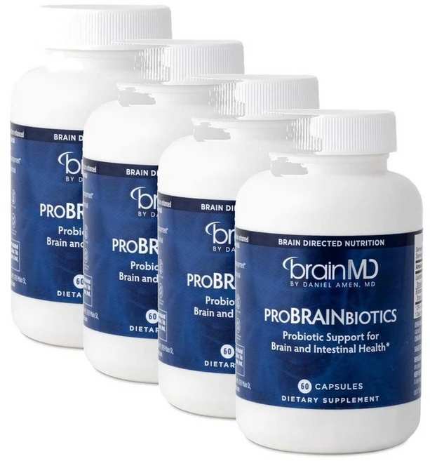 브레인엠디 프로브레인바이오틱스 30억 CFU 캡슐 BRAINMD ProBRAINbiotics, 4개, 60정 - 쿠팡
