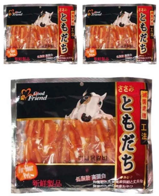 굿프랜드 도모다찌 미니닭갈비, 닭가슴살 + 우피 혼합맛, 3개, 380g - 쿠팡