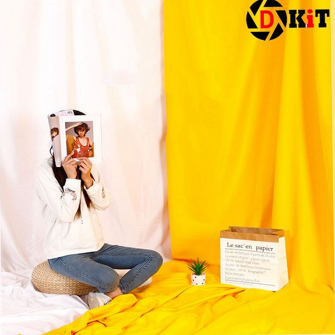 사진 촬영 배경천 셀프 스튜디오 촬영천 제품 촬영 배경천 배경, 옐로우1.5x3, 1개