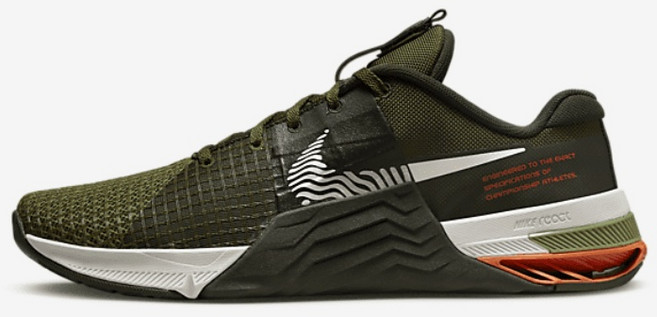 [국내매장판] 나이키 메트콘 8 남성 카키 트레이닝 헬스화 역도화 운동화 DO9328-301