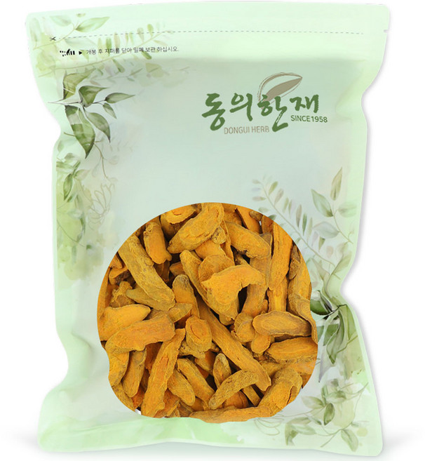 동의한재 인도산 절단 강황, 500g, 1개