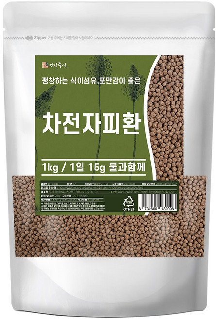 건강중심 차전자피 환, 1개, 1kg
