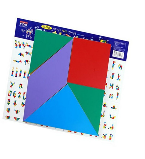 와이옐로 자석 칠교놀이 교사용 퍼즐 30cm 사고력교구