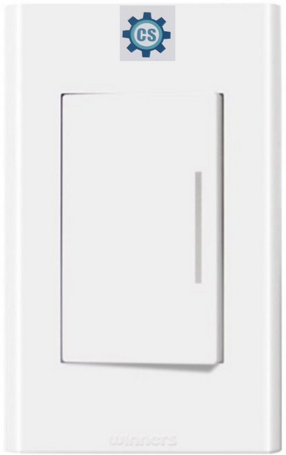 위너스 스위치 부착 1구 콘센트 전기자재 국산, 1개