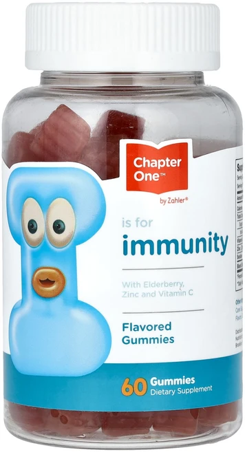 몸관리하세요 겨울입니다 Chapter One Immunity 엘더베리 아연 비타민C 함유 가향 구미젤리 구미젤리 60개 특별관리진행, ChapterOneImmunity엘더베리아연비타민C함유 - 쿠팡