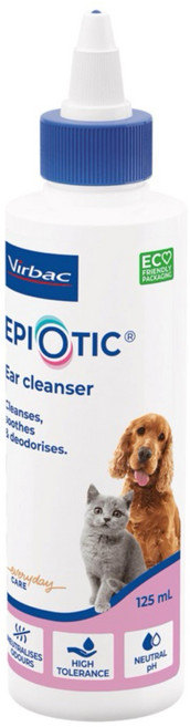 Virbac Epiotic 耳爽 清耳液 Cleanses soothes & deodorises, 1個, 125ml