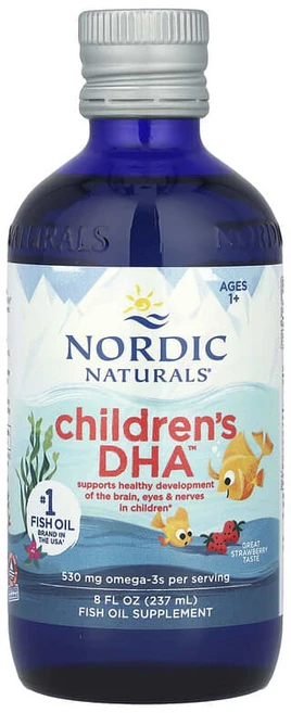 노르딕네추럴스 칠드런스 DHA 오메가3 530mg 1세 이상 딸기맛 237ml / 해외직구 미국정품, 1개 - 쿠팡