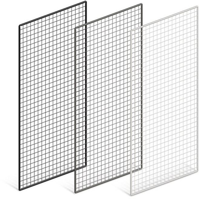 인테리어 컬러 메쉬망 900x1800mm (9가지색상) 휀스망 철망 네트망 파티션 방묘, 화이트, 1개