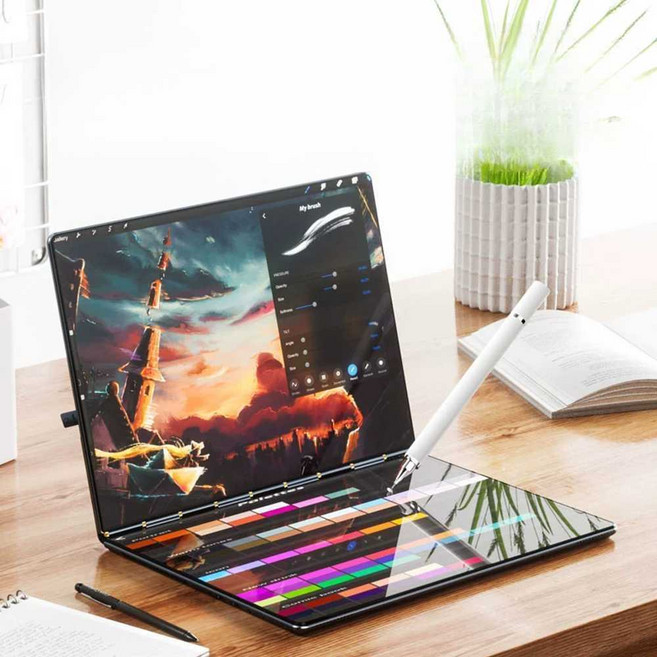 휴대용 듀얼모니터 접이식 포터블 서브모니터 보조, 상세 페이지 참고, 다른 옵션을 원하시면 문의주세요