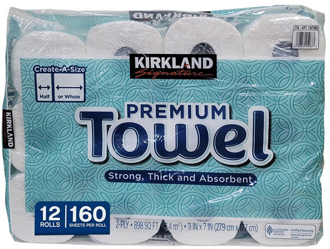 커클랜드 키친타올 코스트코 종이타올 페이퍼타올, 3롤, 4개