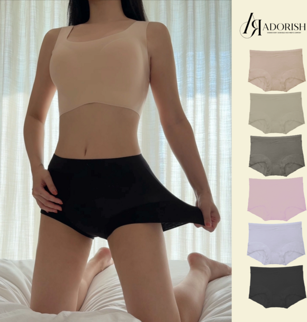 어도리쉬 뉴모달 드로즈 여성 요일 편한 팬티 세미 하이웨스트 네모 사각 쥬니어 빅사이즈