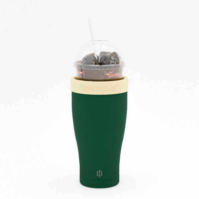 해밀로 아이스커피 텀블러, 그린, 880ml, 1개