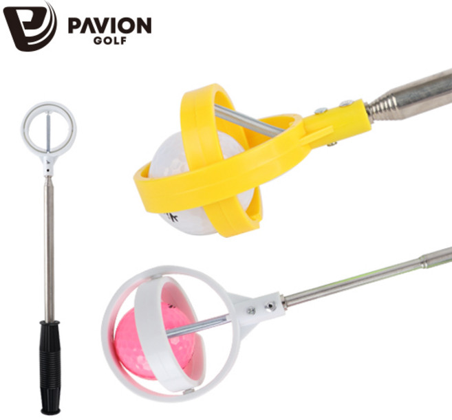 파비온골프 파비온 골프공 회수기 리트리버 볼건지기 볼수거기, 옐로우