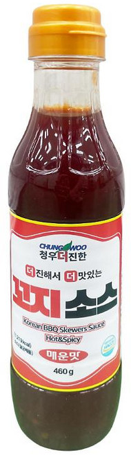청우 꼬지소스 매운맛 460g, 1개