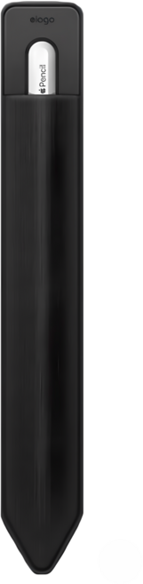 elago Apple Pencil 超薄彈性筆套 (適用 Pro/1代/2代/USB-C), 黑色, 1個