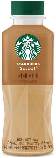 스타벅스 셀렉트 카페 라떼, 300ml, 24개