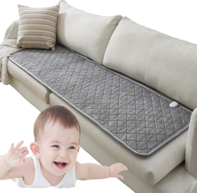 전기방석 카본 온열 소파 전기요, 웜그레이, 3인용[45X160]