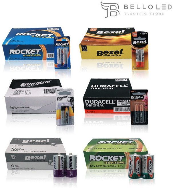 로케트 벡셀 에너자이저 듀라셀 AA AAA 건전지 C형 D형 알카라인 망간 20알 24알 40알 9V CR LR, 16. 도시바 9V 6F22 1박스(10개입), 1개