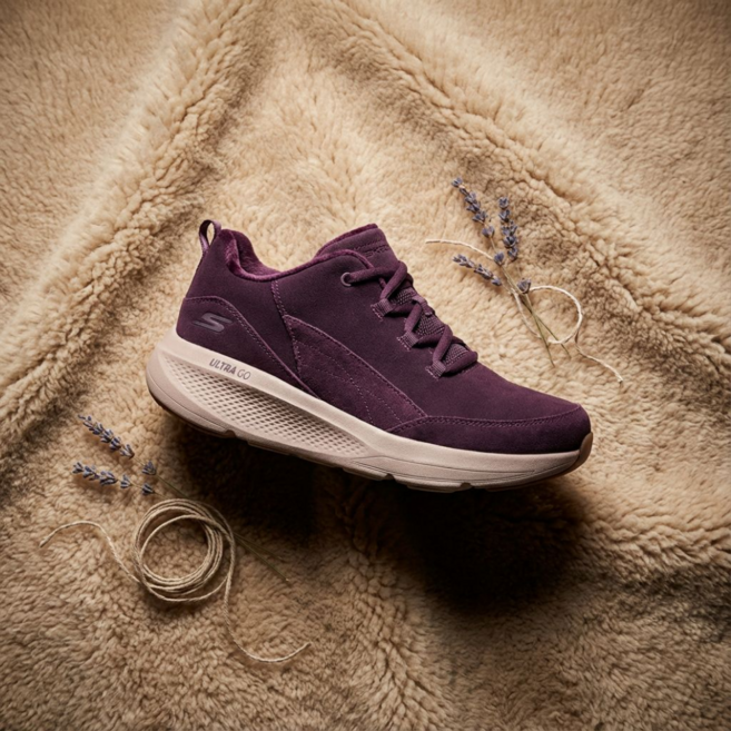 백화점판 스케쳐스 온더고 엘리베이트 스웨이드 운동화 블랙 여성 겨울 신발