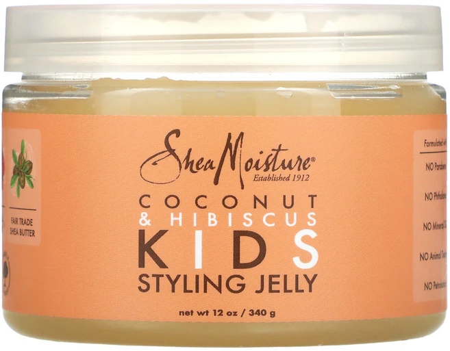 SheaMoisture 키즈 스타일링 젤리 코코넛 히비스커스 12 oz (340 g) 2팩, 340g, 1개 - 쿠팡