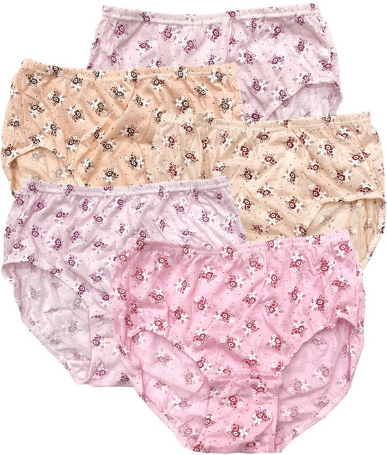 인유어스 맥시 면스판 엄마속옷 할머니 팬티 빅사이즈 5종 세트 9672