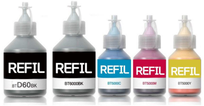 브라더 BTD60BK BT6000BK BT5000CMY 잉크 DCP-T300 T500W T700W T220 T420W T520W T720DW MFC-T920DW T4500DW, 노랑호환 [BT5000Y], 1개