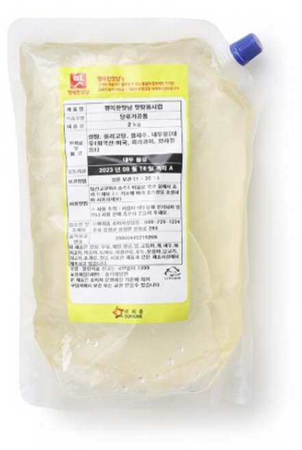 아워홈 맛탕용시럽 행복한맛남 1개 맛탕용 2kg