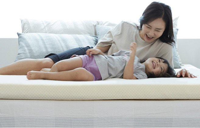 베드메이트유 메모리폼 토퍼 바닥 매트리스 투레이어 8.0 오가닉