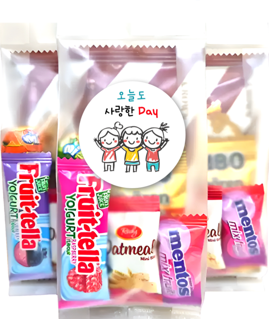 어린이집 생일 선물 답례품 [간식 6종세트] 학교간식 교회간식 모임간식 단체간식, 행복 간식세트, 1세트