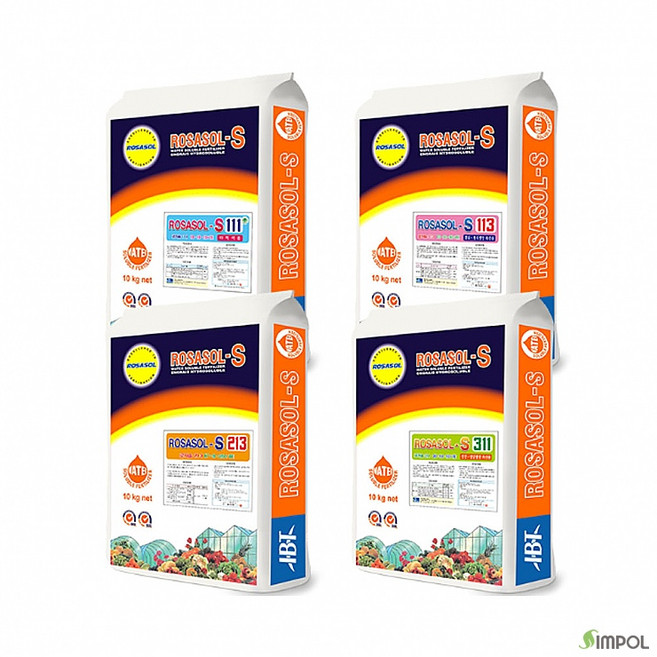 화분백화점 영양제 로자솔 25kg 관주용 비료 가성비 질소 인산 가리 4종, 1개