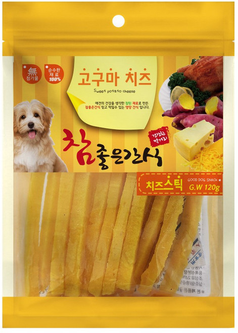 참좋은간식 고구마치즈 치즈스틱 120g, 치즈스틱맛, 1개