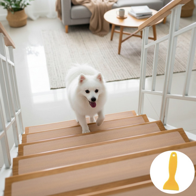 조아리빙 계단 미끄럼방지 화장실 논슬립 욕조 미끄럼방지 스티커, 투명, 5개