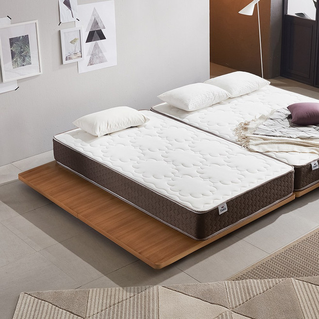 디아스침대 초특가! 저상형침대 Q(K겸용) (매트별매), 화이트