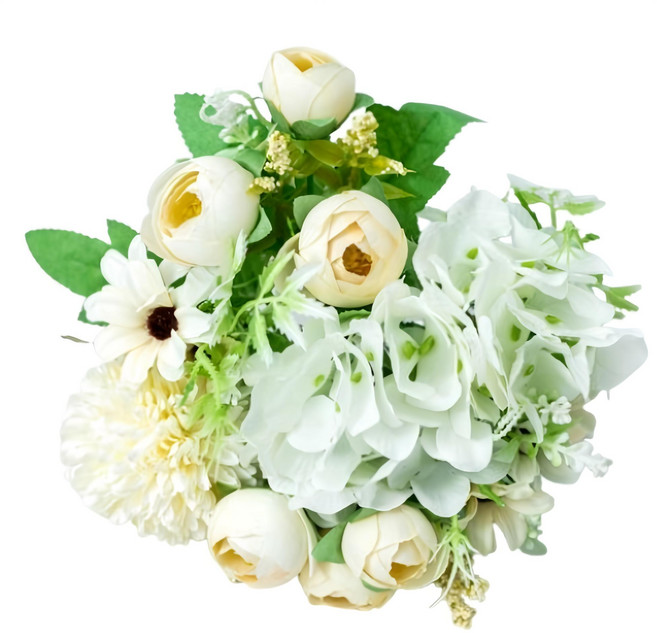 西湖蝶 仿真花束 婚禮裝飾 生日情人節求婚捧花, I現貨I 白色花苞, 1個