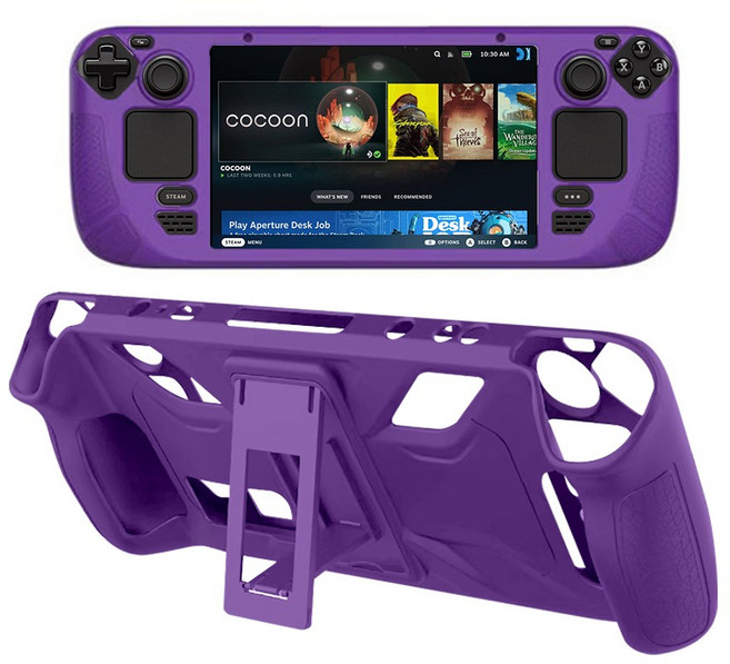 스팀덱 OLED 케이스 소프트 거치대 SL04, 1개, 퍼플