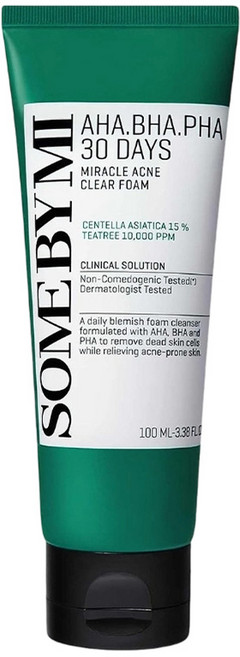 썸바이미 아하 바하 파하 30 데이즈 미라클 아크네 클리어 폼, 100ml, 1개