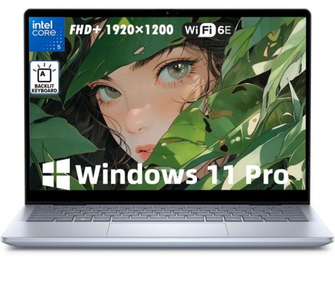 델 Inspiron 14 2-in-1 노트북 - 14인치 FHD 터치스크린 디스플레이 • 인텔 10코어 5120U 백라이트 키보드 지문 인식 Wi-Fi 6E 학생 및 비즈니스용, 16GB DDR5 + 1TB SSD