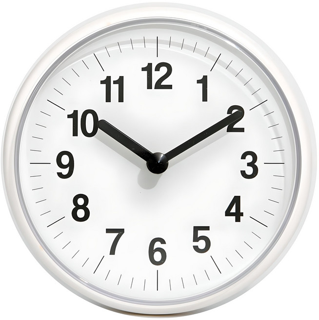 써드라이프 욕실 방수 시계, 모던화이트