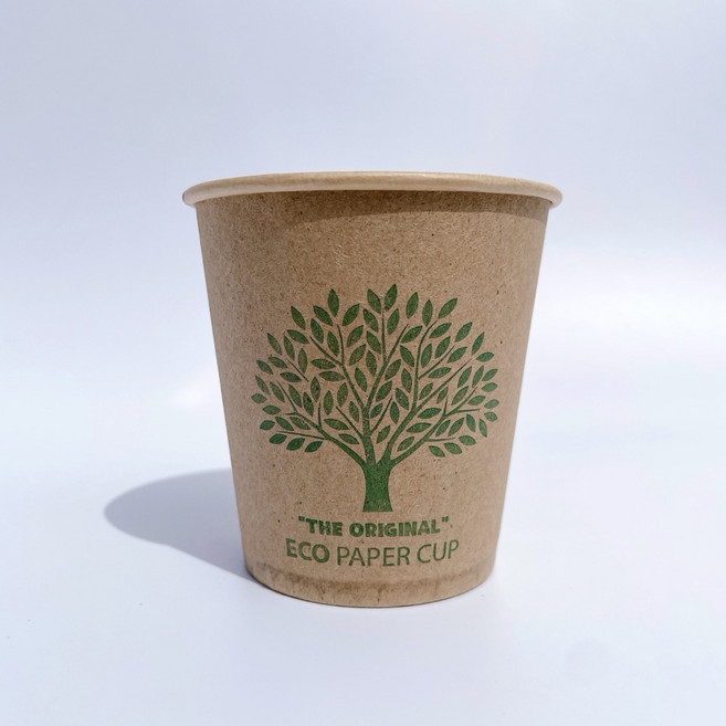 두꺼운 크라프트 일회용 종이컵 6.5온스 500개 1000개, 1개, 무지, 2000개