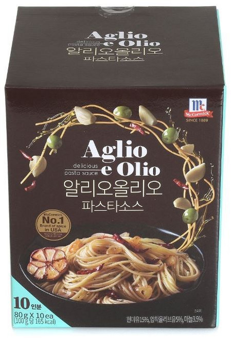 동원홈푸드 맥코믹 알리오올리오 파스타소스 10인분, 800g, 1개