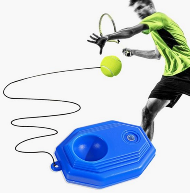 테니스 트레이닝툴 셀프 리턴볼 1인 테니스연습세트 mun*938Fd, 테니스연습기, 1개