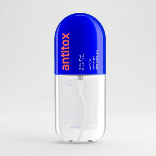 안티톡스 클린 소독 스프레이, 75ml, 1개